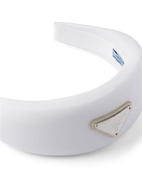 prada re-nylon headband|White Re.